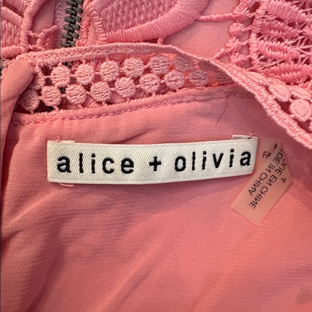 Alice + Olivia Zula Dress in Pink - size 4 - Picture 12 of 12